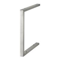 Sumo Arc Shelf Bracket - Stainless Steel - 358x322x32mm