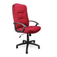 Nautilus Designs Coniston High Back Fabric Executive Office Chair With Sculptured Stitching Detail and Fixed Arms Wine - DPA6062ATGFWN