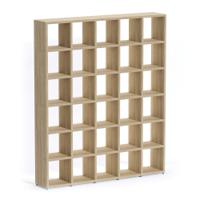 Boon - 30x Cube Shelf Storage System - 2180x1810x330mm - Oak
