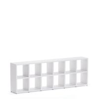 Boon - 12x Cube Shelf Storage System - 760x2160x330mm - White