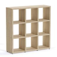 Boon - 9x Cube Shelf Storage System - 1120x1100x330mm - Oak