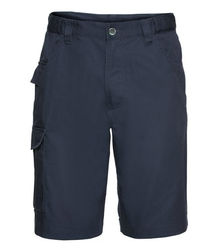 Russell Workwear Poly/Cotton Shorts French Navy 38