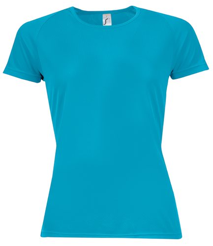 SOL'S Ladies Sporty Performance T-Shirt Aqua XS