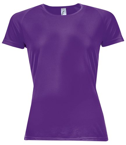 SOL'S Ladies Sporty Performance T-Shirt Dark Purple L