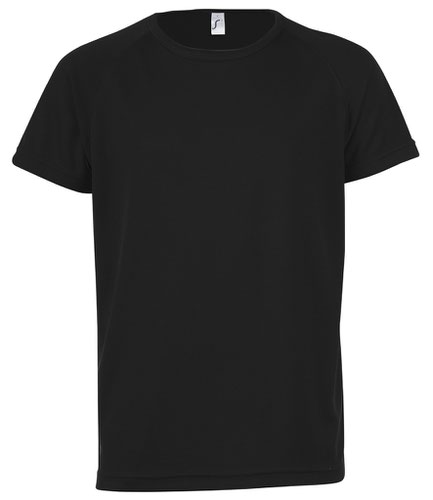 SOL'S Kids Sporty T-Shirt Black 10yrs