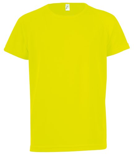 SOL'S Kids Sporty T-Shirt Neon Yellow 10yrs