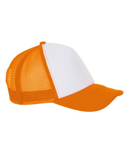 SOL'S Bubble Contrast Cap White/Neon Orange