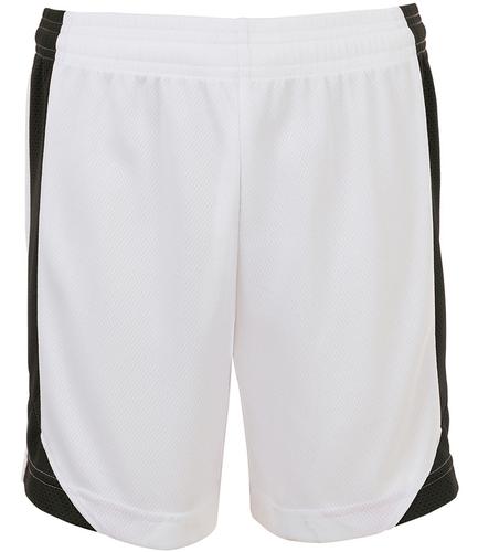 SOL'S Kids Olimpico Shorts White/Black 10yrs