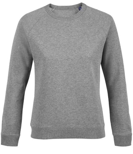 NEOBLU Ladies Nelson French Terry Sweatshirt Grey Marl 3XL