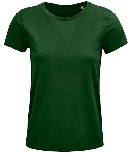 SOL'S Ladies Crusader Organic T-Shirt Bottle Green 3XL