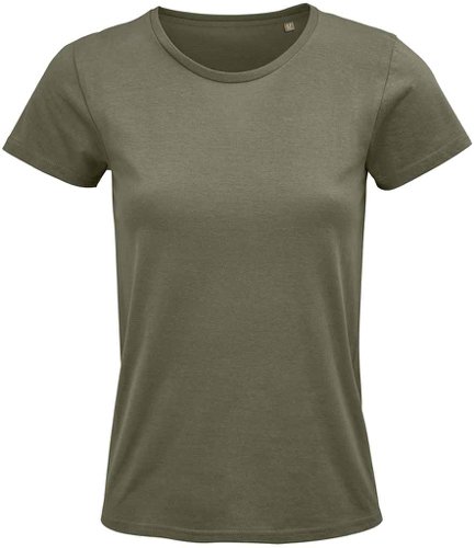 SOL'S Ladies Crusader Organic T-Shirt Khaki L