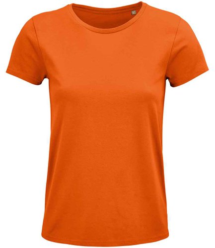 SOL'S Ladies Crusader Organic T-Shirt Orange L