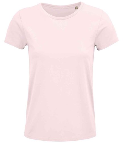 SOL'S Ladies Crusader Organic T-Shirt Pale Pink L