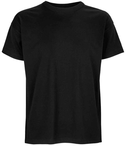 SOL'S Boxy Oversized Organic T-Shirt Deep Black L