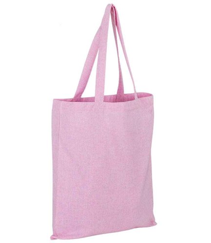 SOL'S Awake Recycled Tote Bag Heather Pink