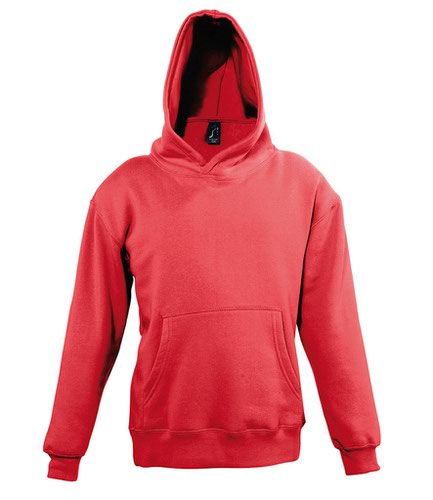 SOL'S Kids Slam Hooded Sweatshirt Red 10yrs