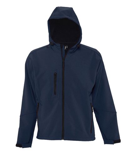 SOL'S Replay Hooded Soft Shell Jacket French Navy L