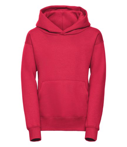 Jerzees Schoolgear Kids Hooded Sweatshirt Classic Red 11-12