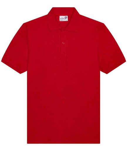 AWDis Academy Senior Piqué Polo Shirt Red L