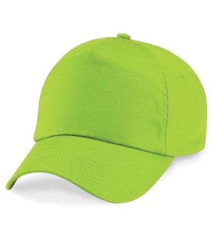 Beechfield Original 5 Panel Cap Lime Green