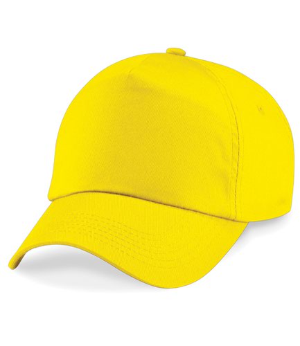 Beechfield Kids Original 5 Panel Cap Yellow