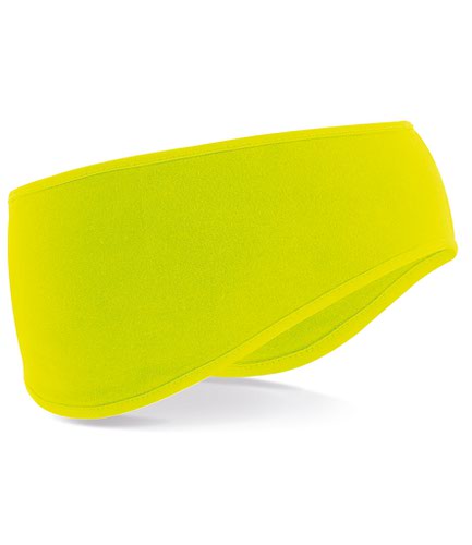 Beechfield Sports Tech Soft Shell Headband Fluorescent Yellow