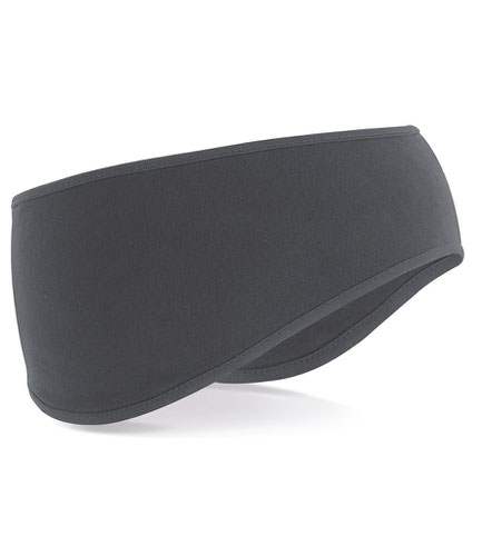 Beechfield Sports Tech Soft Shell Headband Graphite Grey