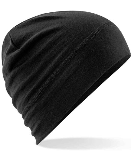 Beechfield Merino Beanie Black