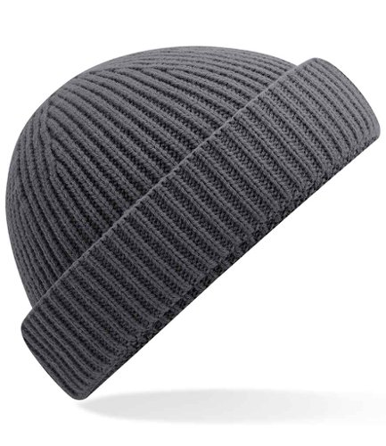 Beechfield Recycled Harbour Beanie Graphite Grey