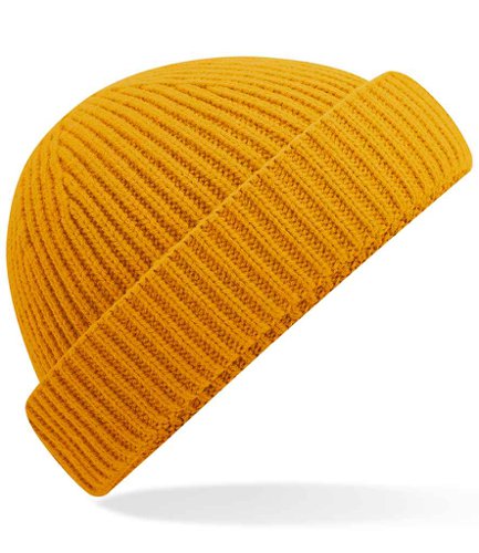 Beechfield Recycled Harbour Beanie Mustard