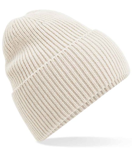 Beechfield Recycled Oversized Cuffed Beanie Oatmeal