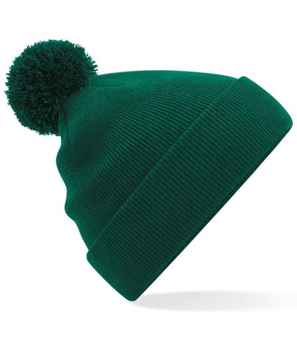 Beechfield Original Pom Pom Beanie Bottle Green
