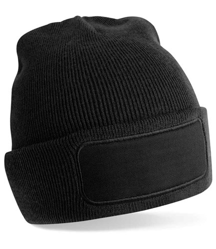 Beechfield Recycled Original Patch Beanie Black