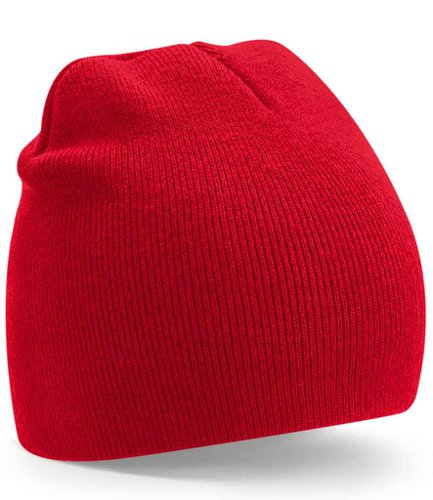 Beechfield Recycled Original Pull-On Beanie Classic Red