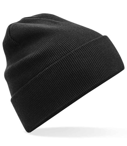 Beechfield Organic Cotton Original Cuffed Beanie Black