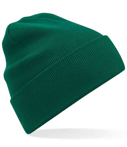 Beechfield Organic Cotton Original Cuffed Beanie Bottle Green
