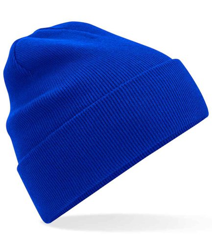 Beechfield Organic Cotton Original Cuffed Beanie Bright Royal