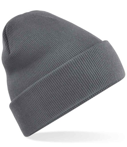 Beechfield Recycled Original Cuffed Beanie Graphite Grey