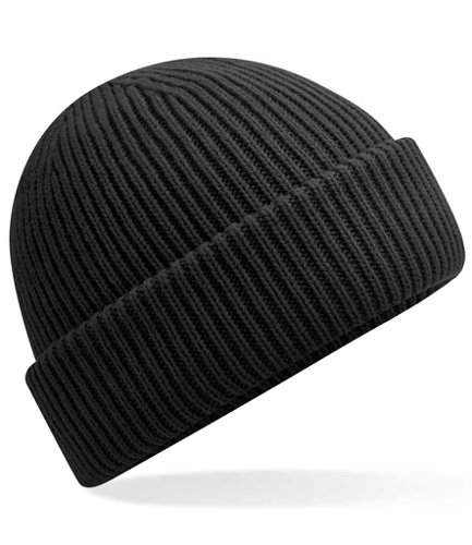 Beechfield Recycled Wind Resistant Breathable Elements Beanie Black