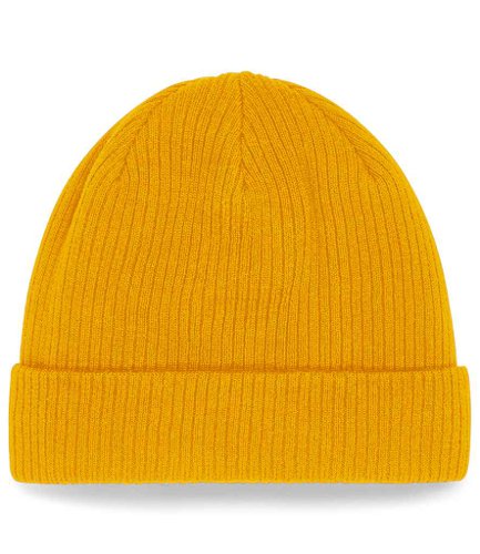 Beechfield Organic Cotton Beanie Mustard