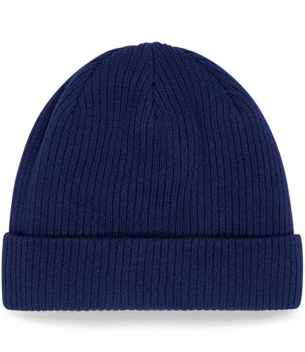 Beechfield Organic Cotton Beanie Oxford Navy