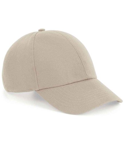 Beechfield Organic Cotton 6 Panel Cap Sand