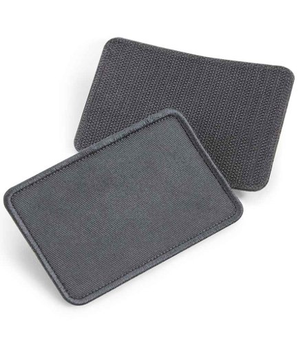 Beechfield Removable Cotton Patch Graphite Grey