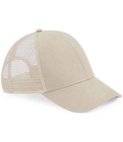 Beechfield Organic Cotton Trucker Cap Sand