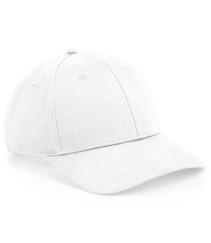 Beechfield Urbanwear 6 Panel Snapback Cap White