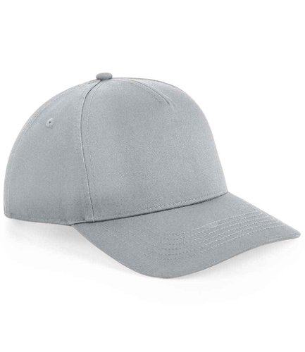 Beechfield Urbanwear 5 Panel Snapback Cap Light Grey