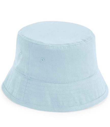 Beechfield Kids Organic Cotton Bucket Hat Powder Blue M/L