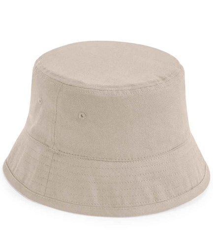 Beechfield Kids Organic Cotton Bucket Hat Sand M/L