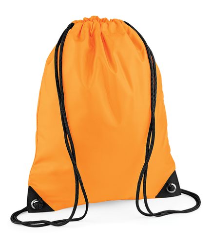 BagBase Premium Gymsac Fluorescent Orange