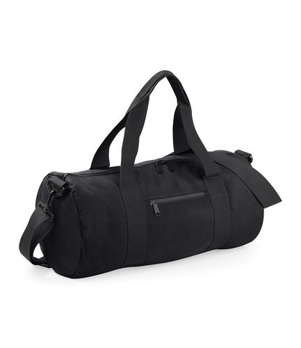 BagBase Original Barrel Bag Black/Black